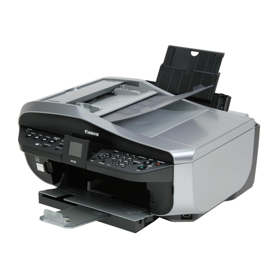 Canon PIXMA MX700 Series Panduan Servis