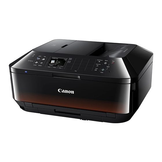 Canon PIXMA MX922 Puesta en marcha