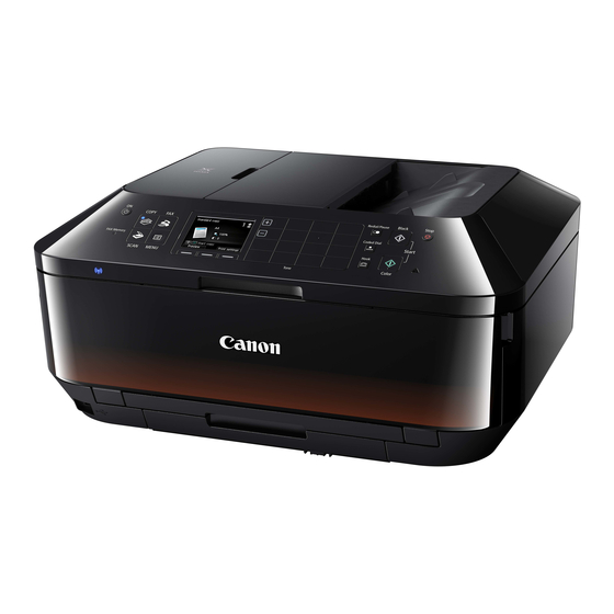 Canon PIXMA MX924 Series Manuel