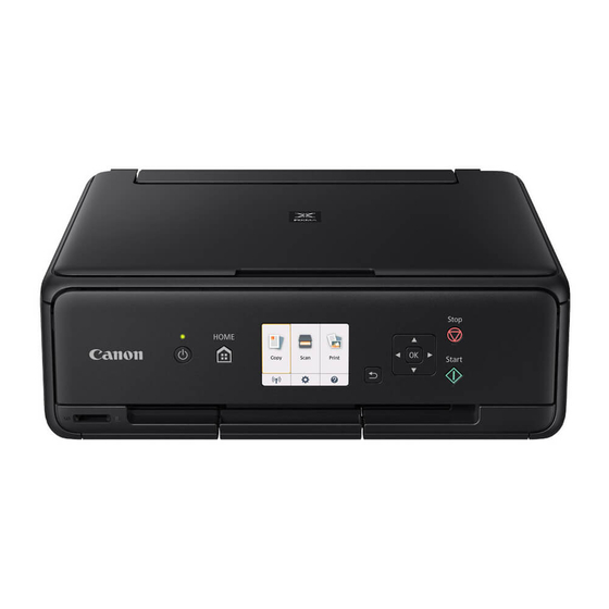 Canon PIXMA TS5000 Series Начало работы