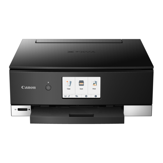 Canon PIXMA TS8300 Series Pierwsze kroki