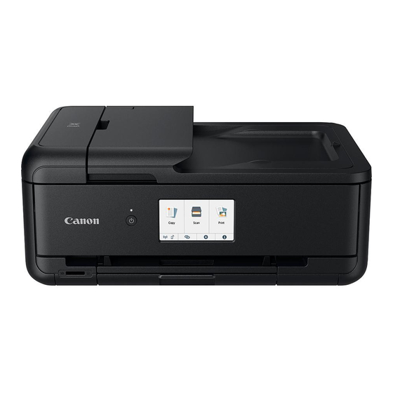 Canon PIXMA TS9540 Memulai