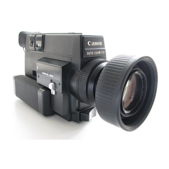 Canon AutoZoom Electronic 512XL 사용 설명서