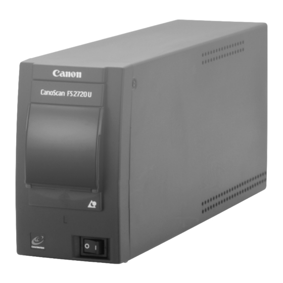 Canon CanoScan FS2720U Manuel du produit