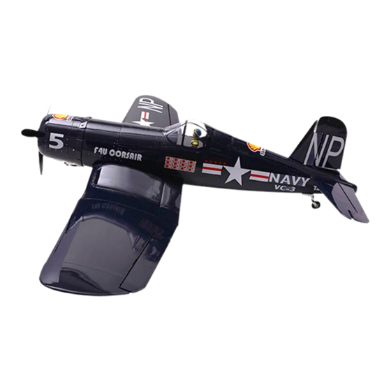 flyfly hobby F4U Corsair Montagehandleiding