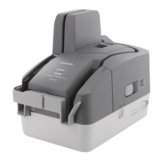 Canon FORMULA CR-80 Installationshandbuch