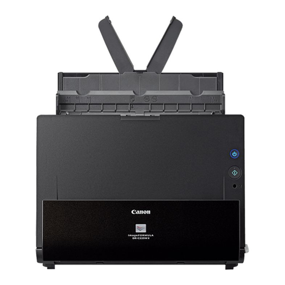 Canon imageFormula DR-C225W Handleiding Wi-Fi-verbinding