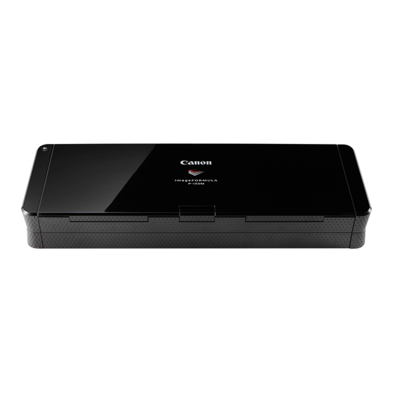 Canon imageFORMULA P-150M Personal Document Scanner Manuale di riferimento