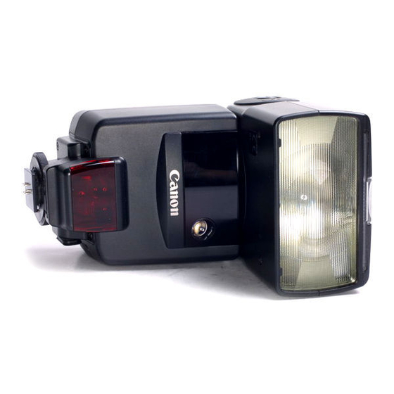 Canon 540EZ - Speedlite - Hot-shoe clip-on Flash Gebrauchsanweisung