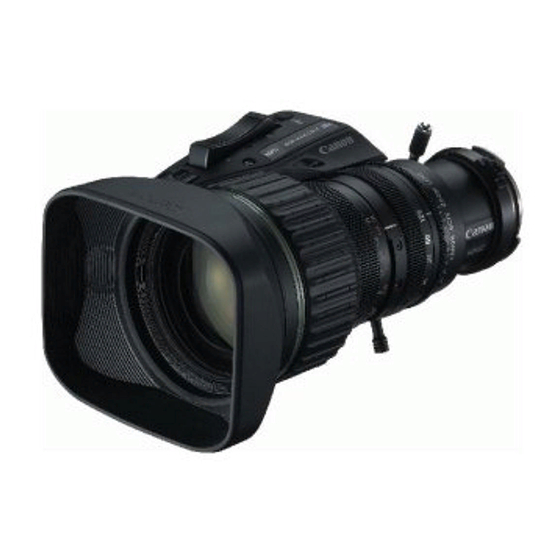 Canon BCTV KH20x6.4 KRSD SY14 Manuel d'utilisation