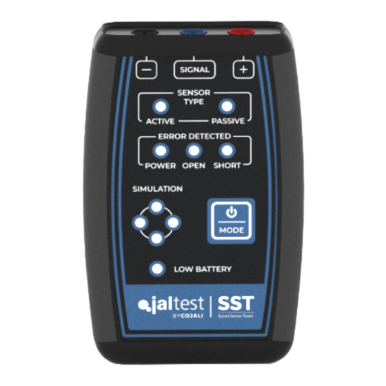Cojali Jaltest SST Посібник користувача