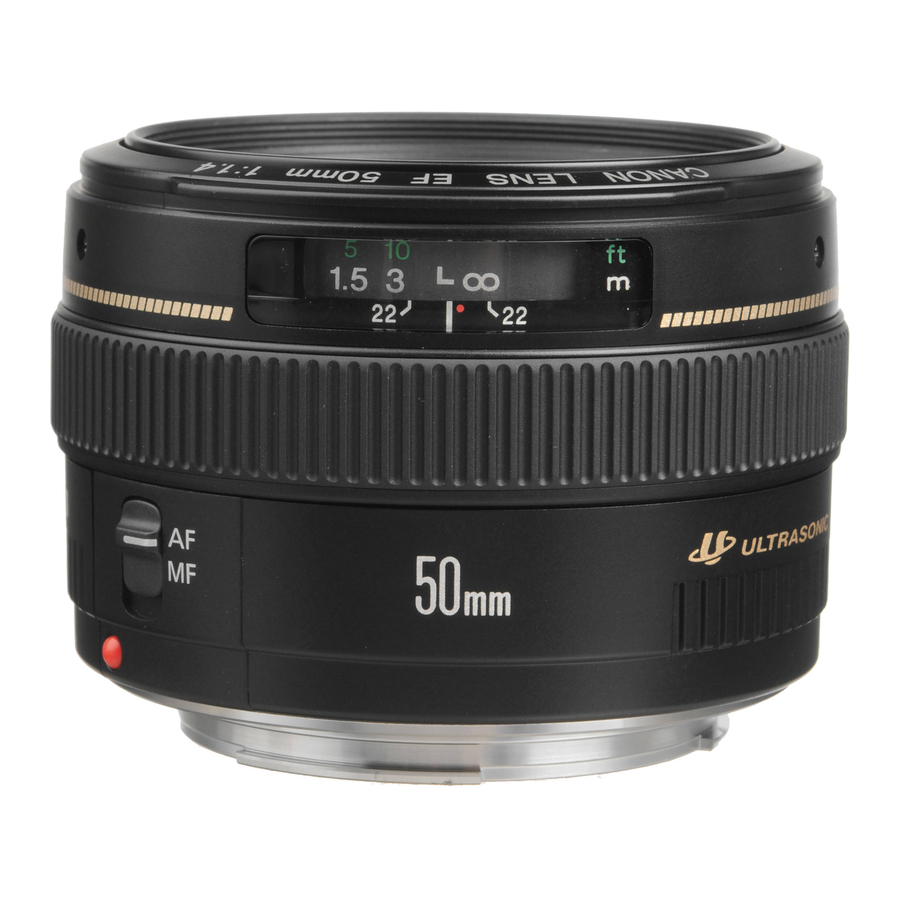 Canon EF 50mm 1:1.4 USM Parts Catalog