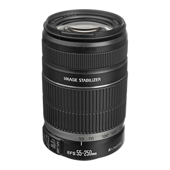 Canon EF-S55-250mm f/4-5.6 IS II Anleitung Handbuch