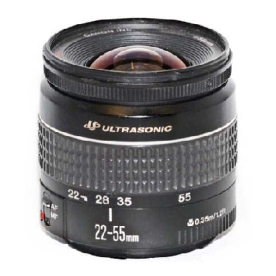 Canon EF22-55mm f/4-5.6 USM Инструкции