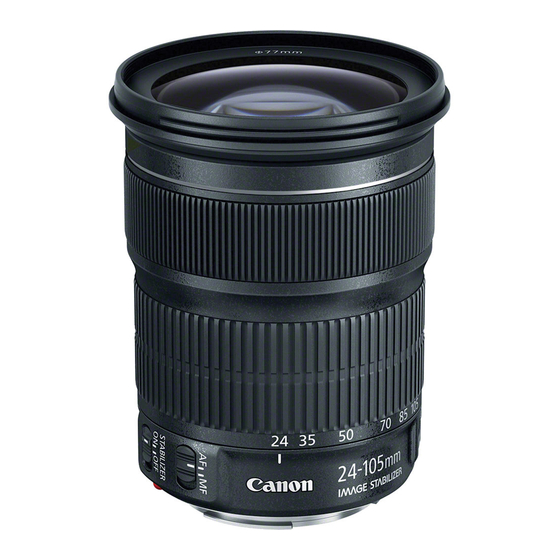 Canon EF24-105MM Инструкция