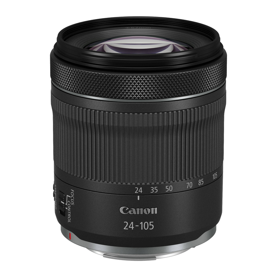 Canon RF 24-105mm F4-7.1 IS STM Gebruiksaanwijzing