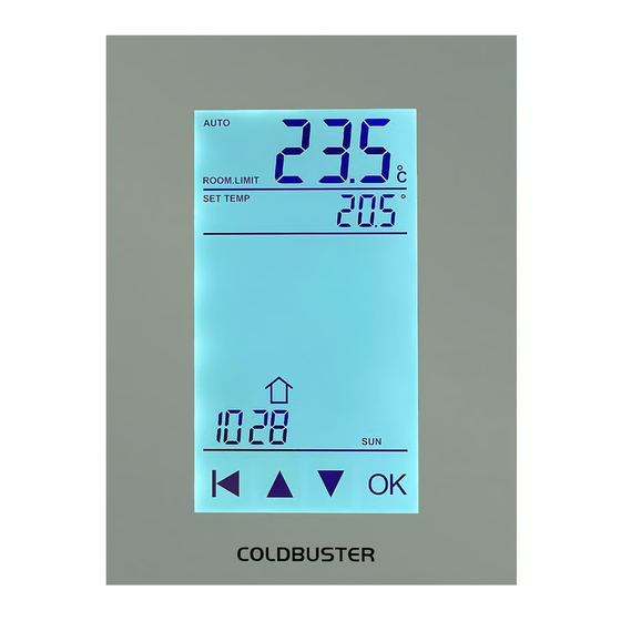 COLDBUSTER FLOORHEATING CB Podręcznik użytkownika