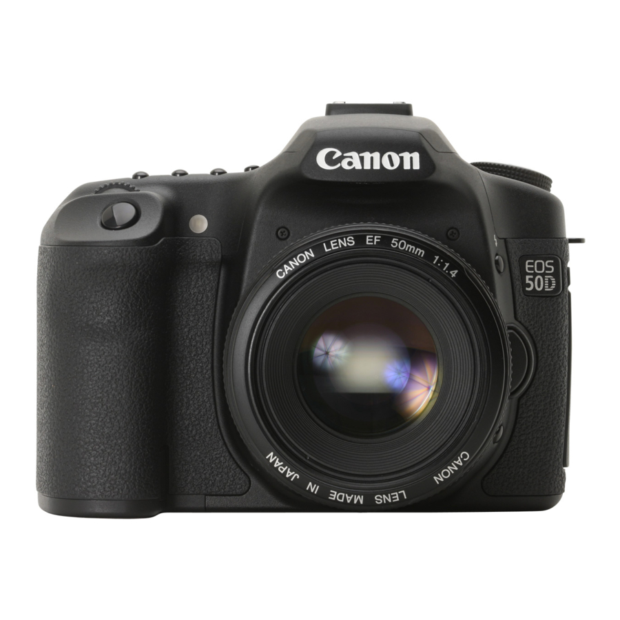 Canon EOS 50D Посібник з експлуатації