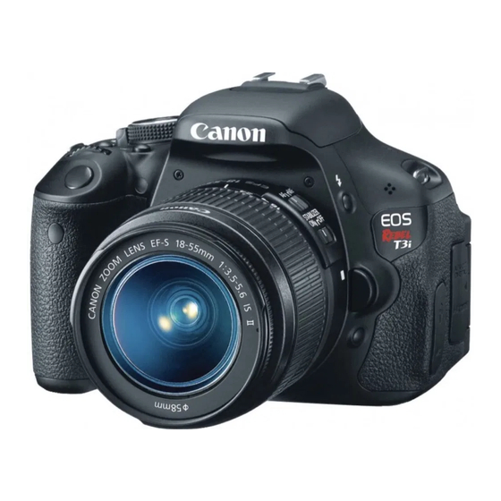 Canon EOS Rebel T3i Broschüre