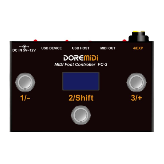DOREMIDI FC-3 사용 설명서