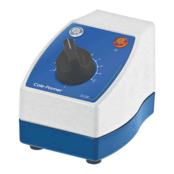 Cole Parmer Electrothermal MC242 Manual de instrucciones