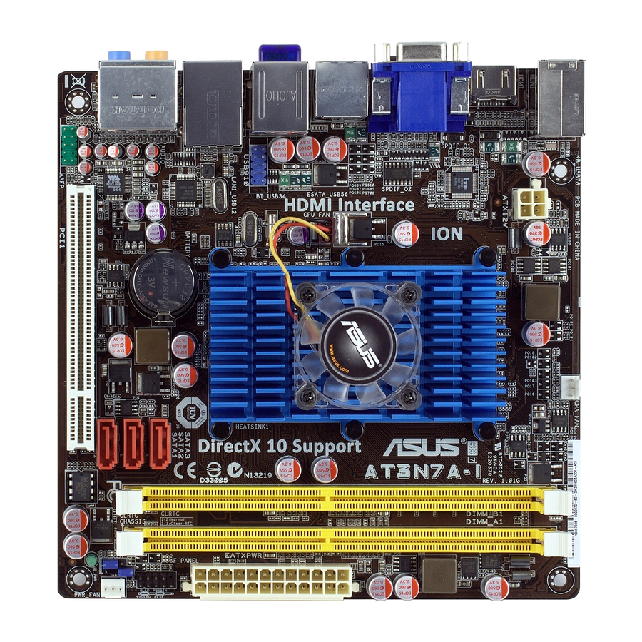 Asus AT3N7A-I - Motherboard - Mini ITX Benutzerhandbuch