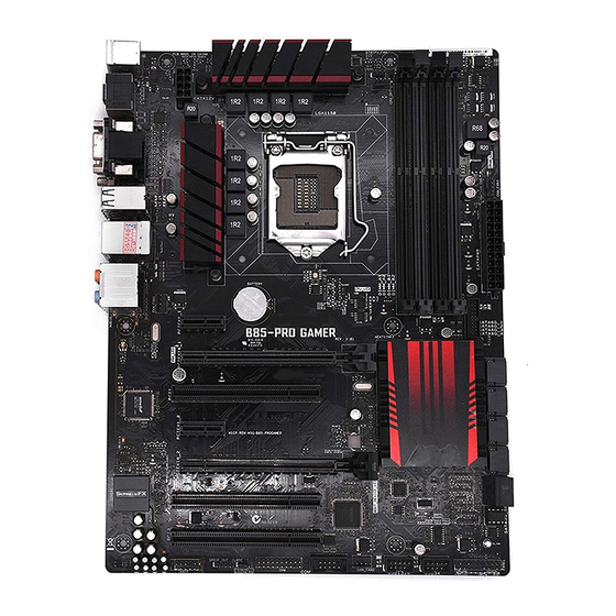 Asus B85-PRO GAMER Especificaciones