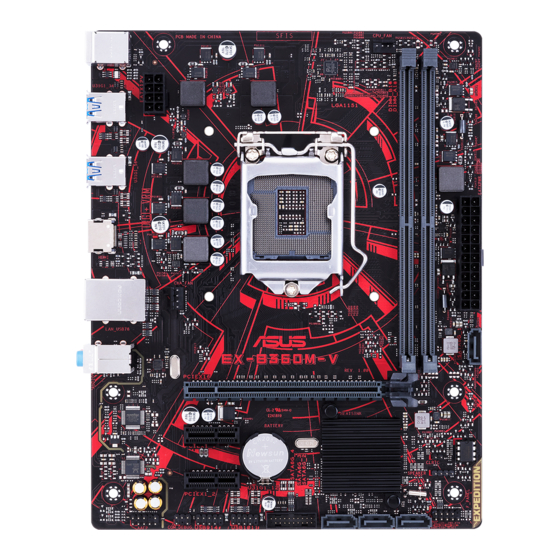 Asus EX-B360M-V Beknopte handleiding