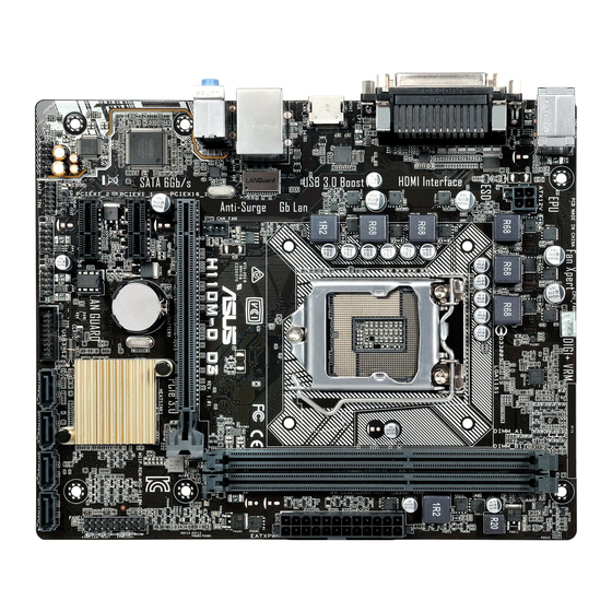 Asus H110M-D Manual de instruções