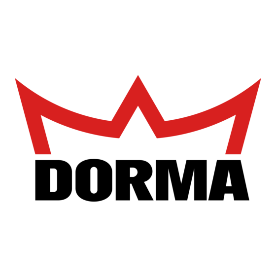 Dorma 7400 AO10J Podręcznik