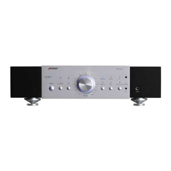 Advance acoustic MPP-506DA Краткое руководство по эксплуатации