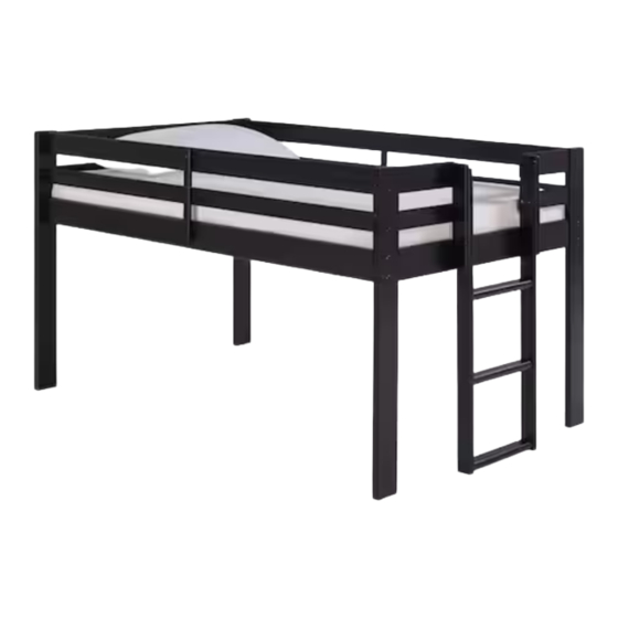 Bolton Furniture JASPER JR LOFT BED Manual de instruções de montagem