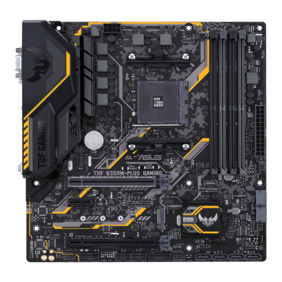 Asus TUF B350M-PLUS GAMING Schnellstart-Handbuch