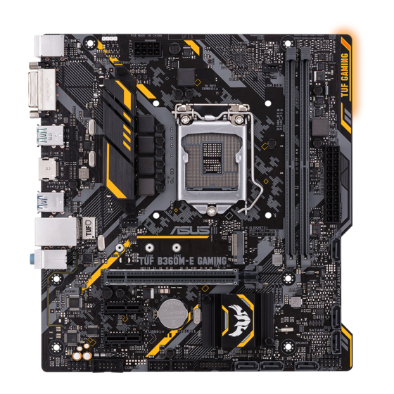 Asus TUF B360M-E GAMING 빠른 시작 매뉴얼