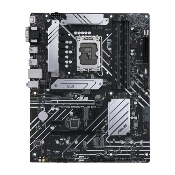 Asus TUF Gaming B660-PLUS WIFI D4 Handbuch