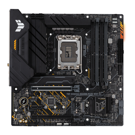 Asus TUF GAMING B660M-PLUS D4 Manual