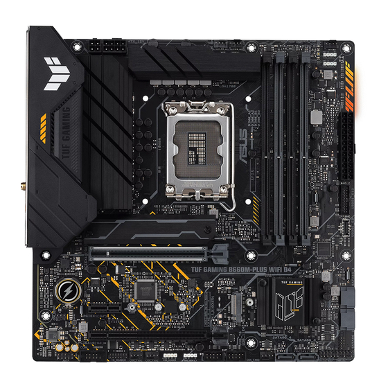 Asus TUF GAMING B660M-PLUS WIFI Handbuch