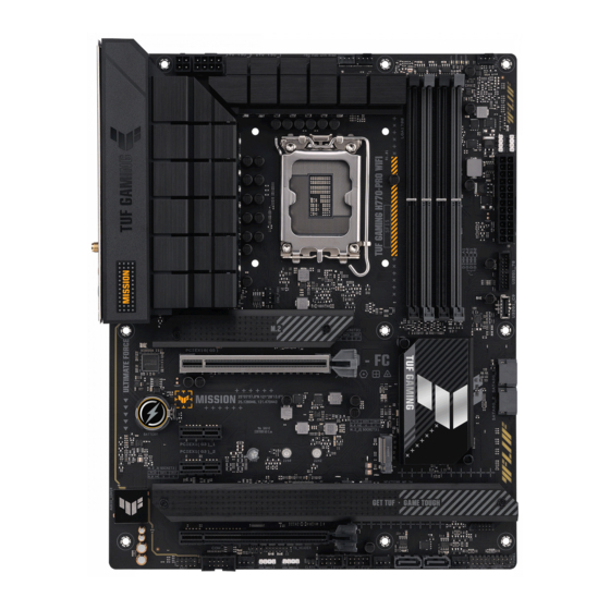 Asus TUF GAMING H770-PRO WIFI Handbuch