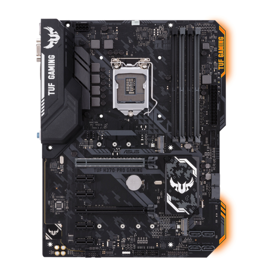 Asus TUF H370-PRO GAMING Manual