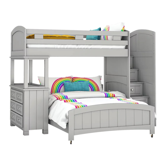 Canyon Cottage Colors Step Bunk Unit Petunjuk Perakitan