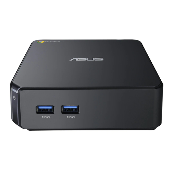 Asus Choromebox CN60 Manual do utilizador