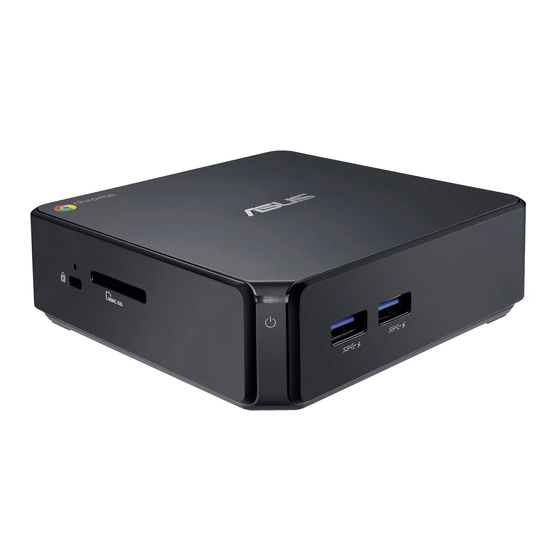 Asus Chromebox CN Series Руководство пользователя