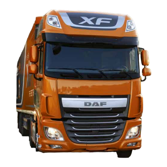 DAF XF Manual de referência rápida