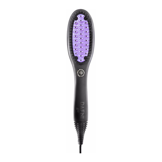 DAFNI Hair Straightening Ceramic Brush Panduan Memulai Cepat