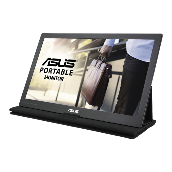 Asus MB169C+ Gebruikershandleiding