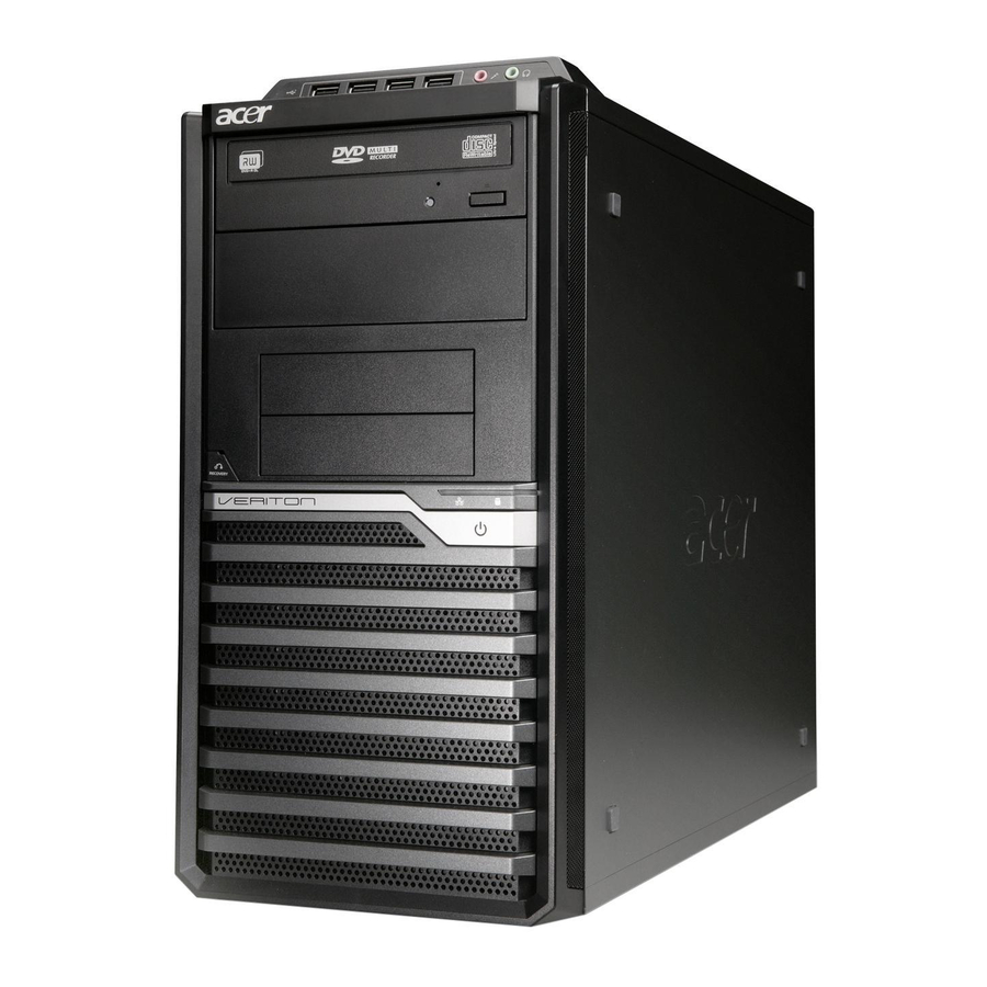 Acer Veriton 7500GE Series Посібник користувача