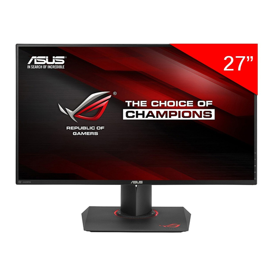 Asus PG279 series Panduan Pengguna