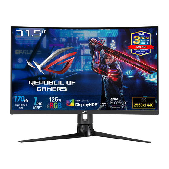 Asus Republic of Gamers ROG STRIX Manuel