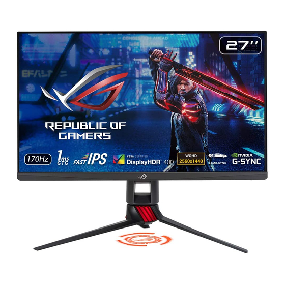 Asus ROG Strix XG279Q Посібник користувача