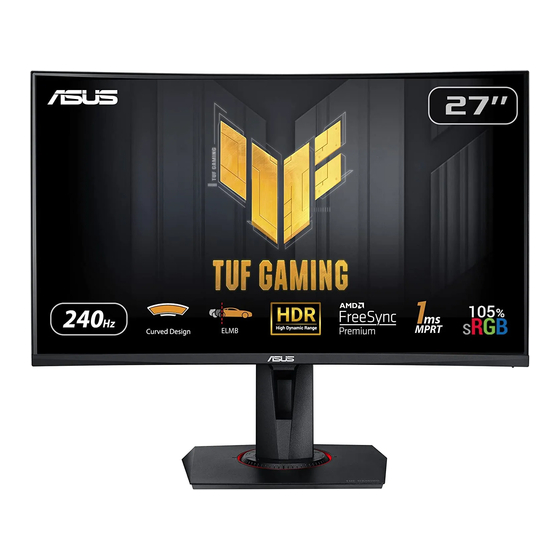 Asus TUF Gaming VG27V Series Benutzerhandbuch